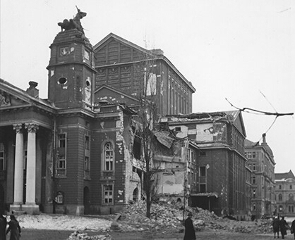 The National Theatre ruined